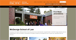 Desktop Screenshot of mcgeorge.edu